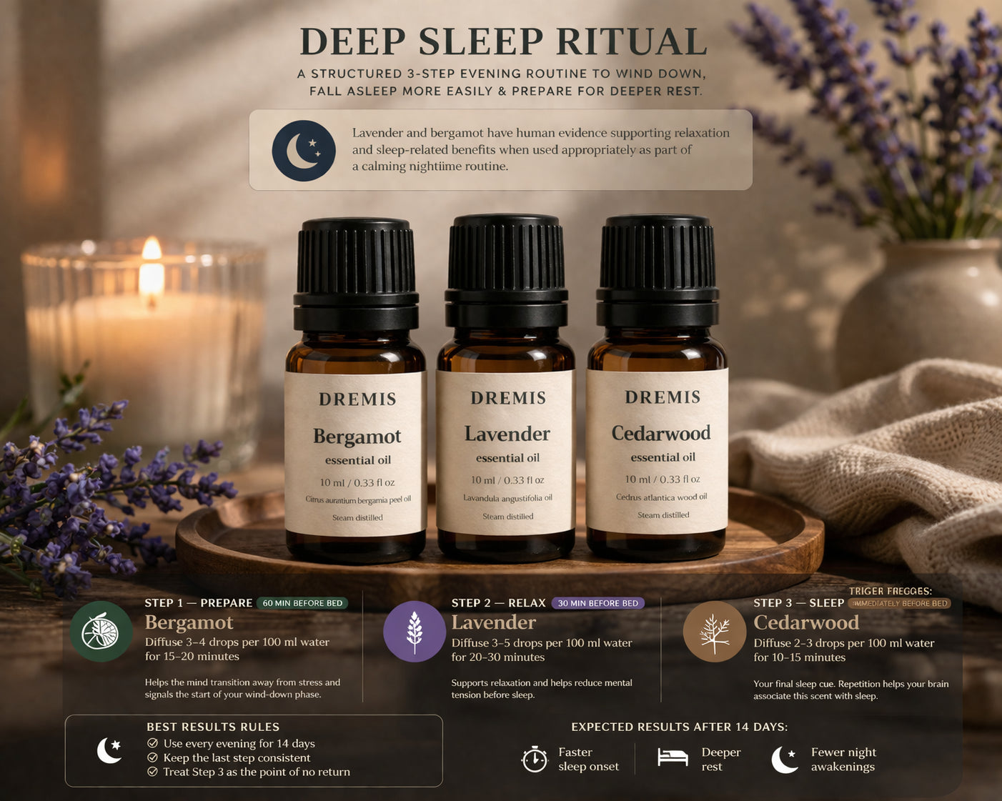 Deep Sleep Ritual Set